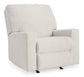 Rannis Rocker Recliner- Snow Color