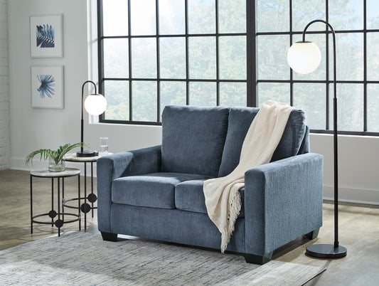 Rannis Twin Sofa Sleeper--- Navy Color