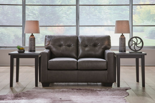 Belziani Loveseat-- Storm Color