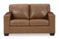 Bolsena Loveseat- Caramel Color