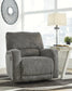 Wittlich Swivel Glider Recliner-- Dark Gray Color