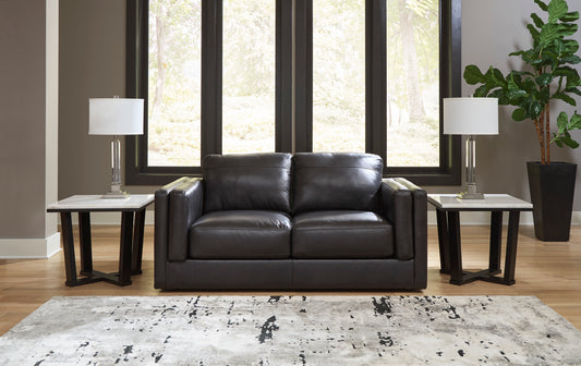 Amiata Loveseat- Onyx Color