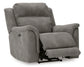 Next-Gen DuraPella PWR Recliner/ADJ Headrest-- Slate Color