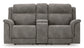 Next-Gen DuraPella PWR REC Loveseat/CON/ADJ HDRST- Slate Color