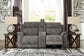 Next-Gen DuraPella PWR REC Loveseat/CON/ADJ HDRST- Slate Color