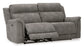 Next-Gen DuraPella 2 Seat PWR REC Sofa ADJ HDREST-- Slate Color