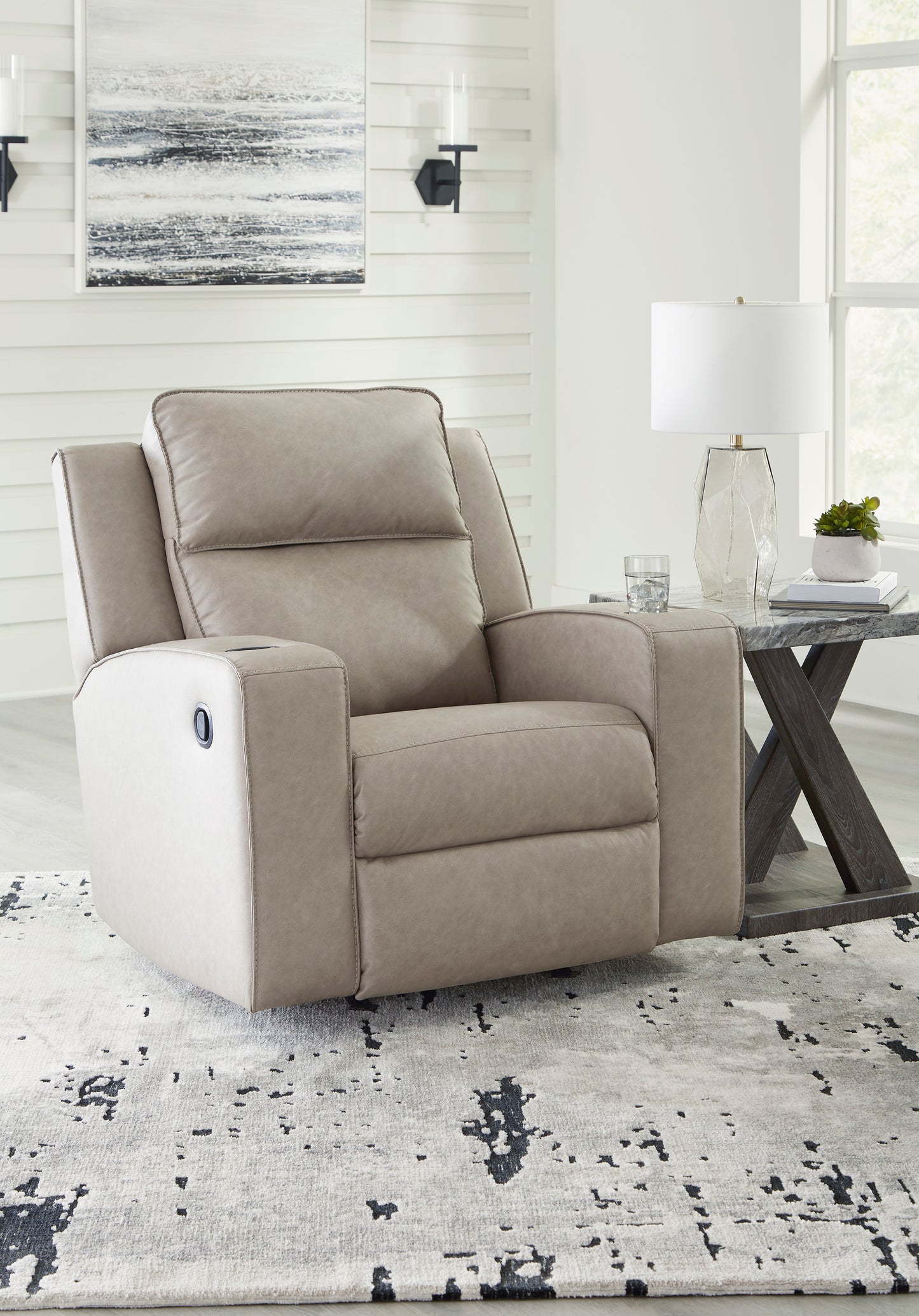 Lavenhorne Rocker Recliner- Pebble Color