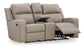 Lavenhorne DBL Rec Loveseat w/Console- Pebble Color