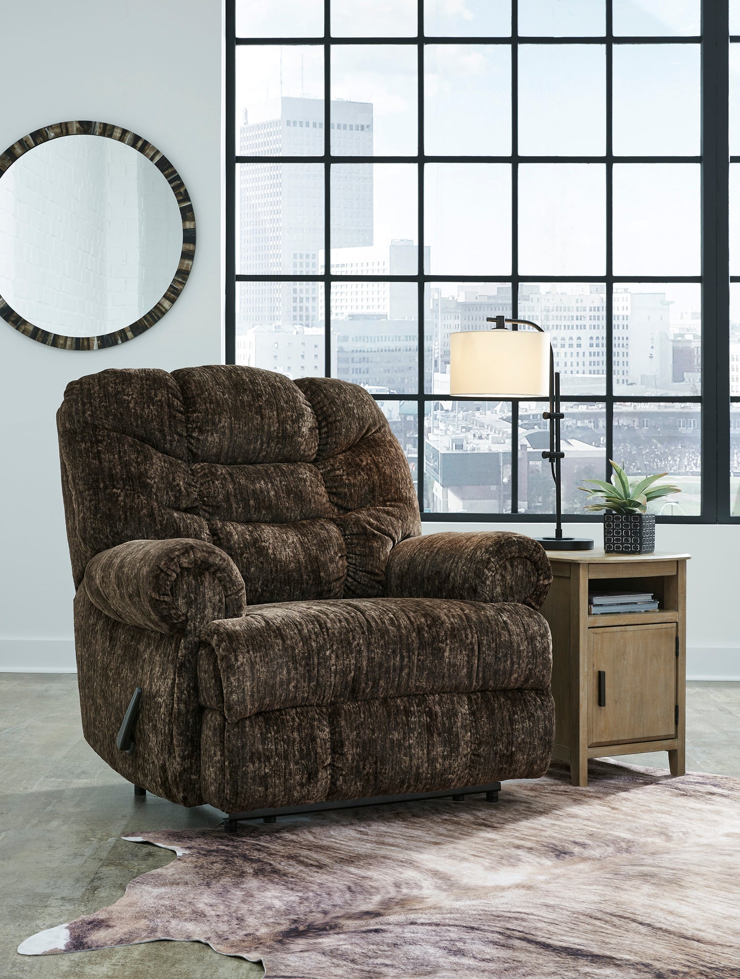 Movie Man Zero Wall Recliner-- Chocolate C0lor