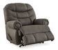 Camera Time Zero Wall Recliner-- Gunmetal Color