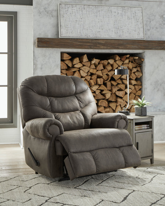 Camera Time Zero Wall Recliner-- Gunmetal Color