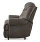 Camera Time Zero Wall Recliner-- Gunmetal Color