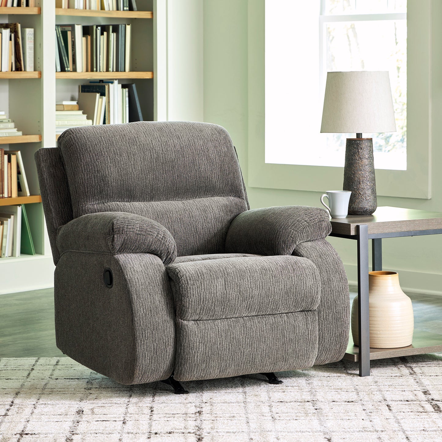 Scranto Rocker Recliner- Brindle Color