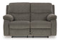 Scranto Reclining Loveseat- Brindle Color