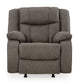 First Base Rocker Recliner-- Gunmetal Color