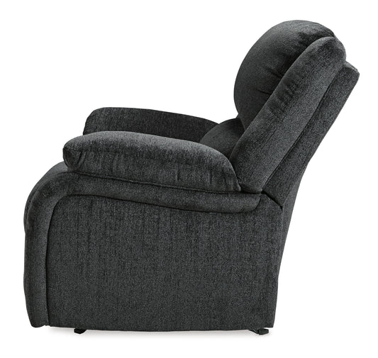 Draycoll Power Rocker Recliner- Slate Color