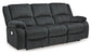 Draycoll Reclining Power Sofa- Slate Color