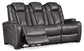 Turbulance PWR REC Sofa with ADJ Headrest--- Quarry Color