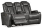 Turbulance PWR REC Loveseat/CON/ADJ HDRST- Quarry Color