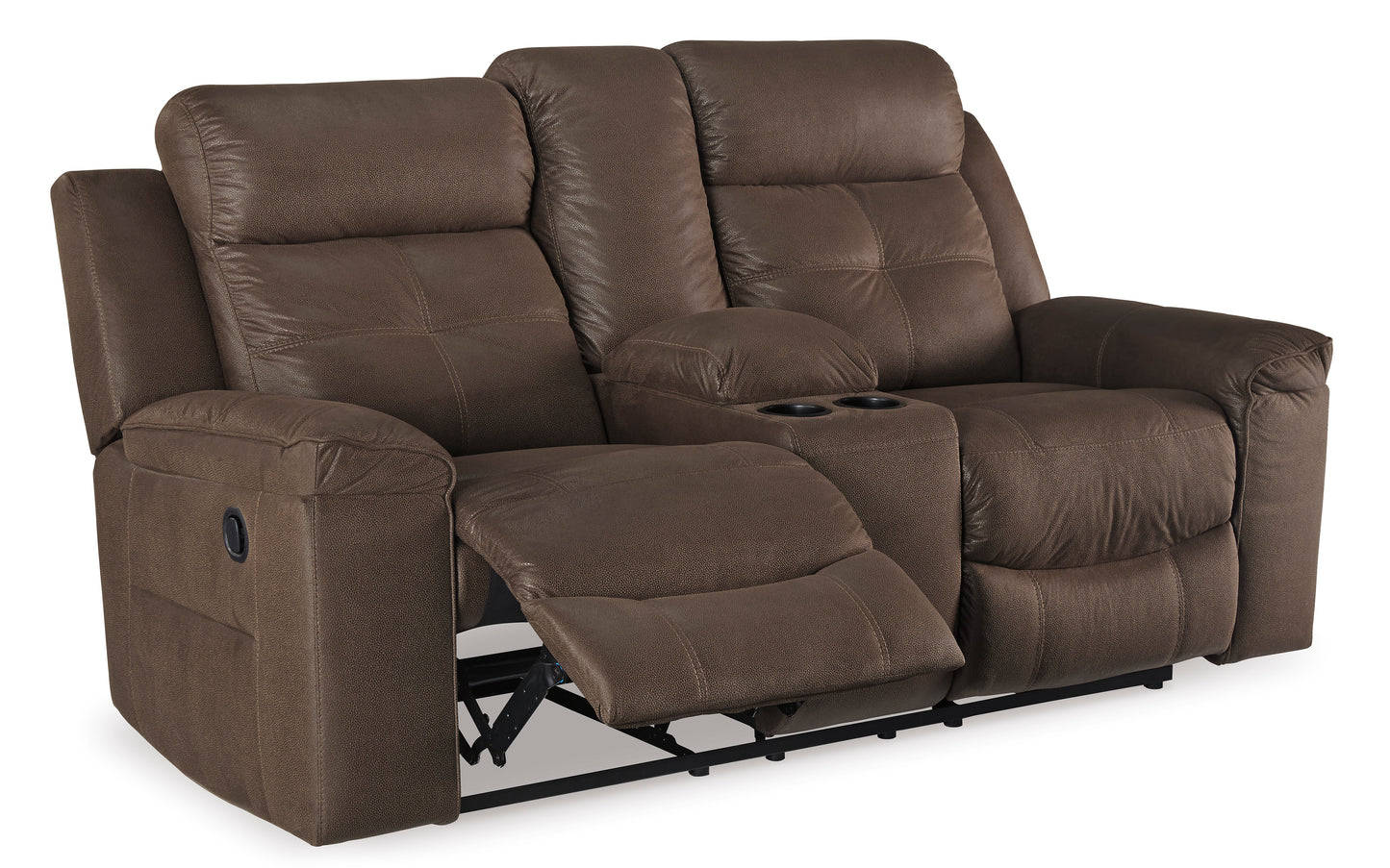 Jesolo DBL Rec Loveseat w/Console- Coffee Color