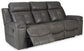 Jesolo Reclining Sofa--- Dark Gray Color