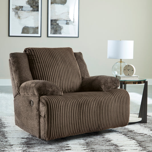 Top Tier Rocker Recliner- Chocolate Color