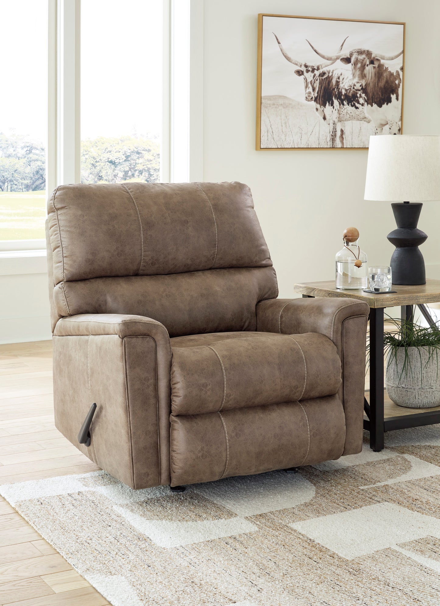 Navi Rocker Recliner- Fossil Color