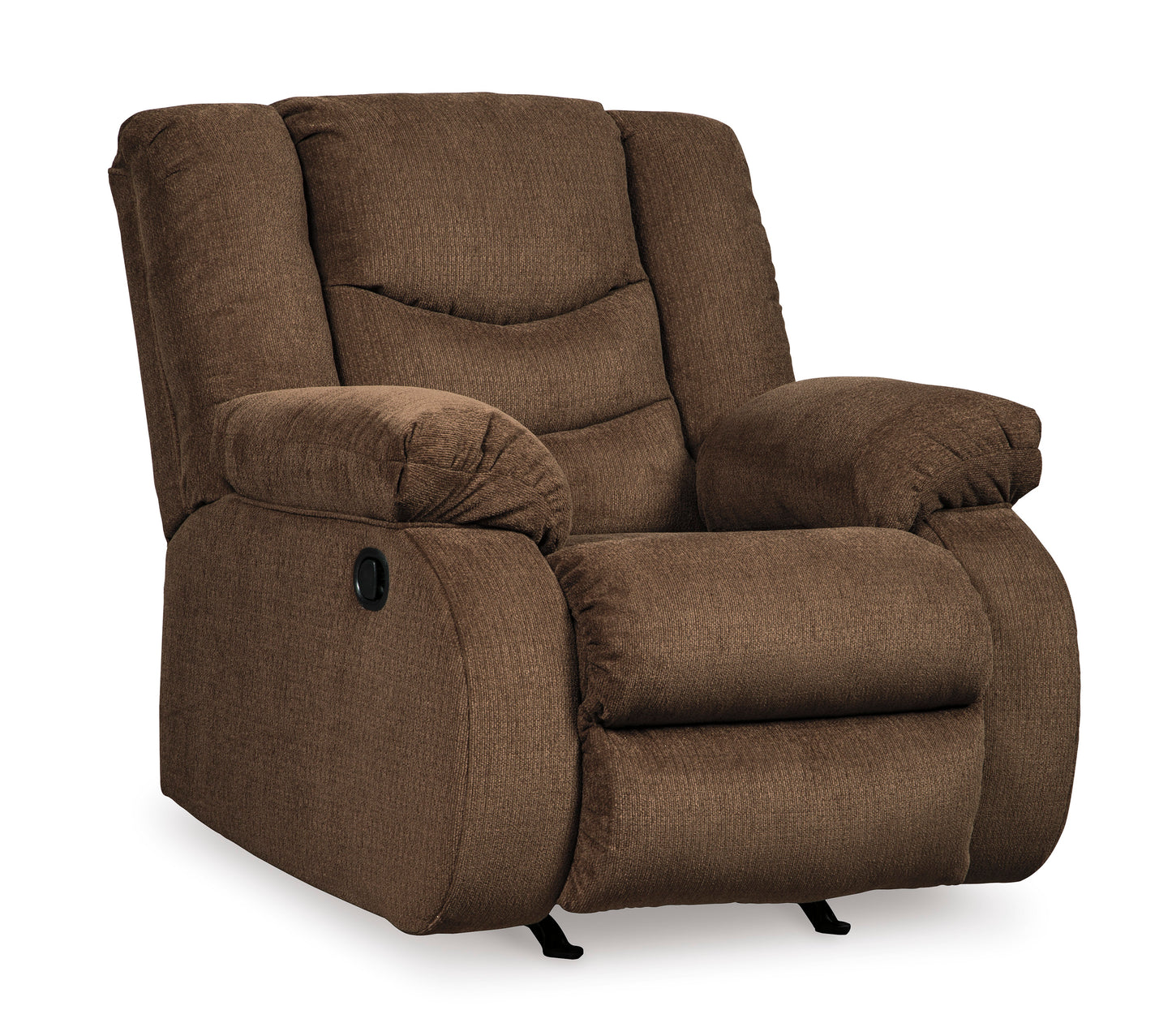 Tulen Rocker Recliner Fabric-- Chocolate Color