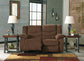 Tulen Reclining Loveseat- Chocolate color