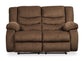 Tulen Reclining Loveseat- Chocolate color