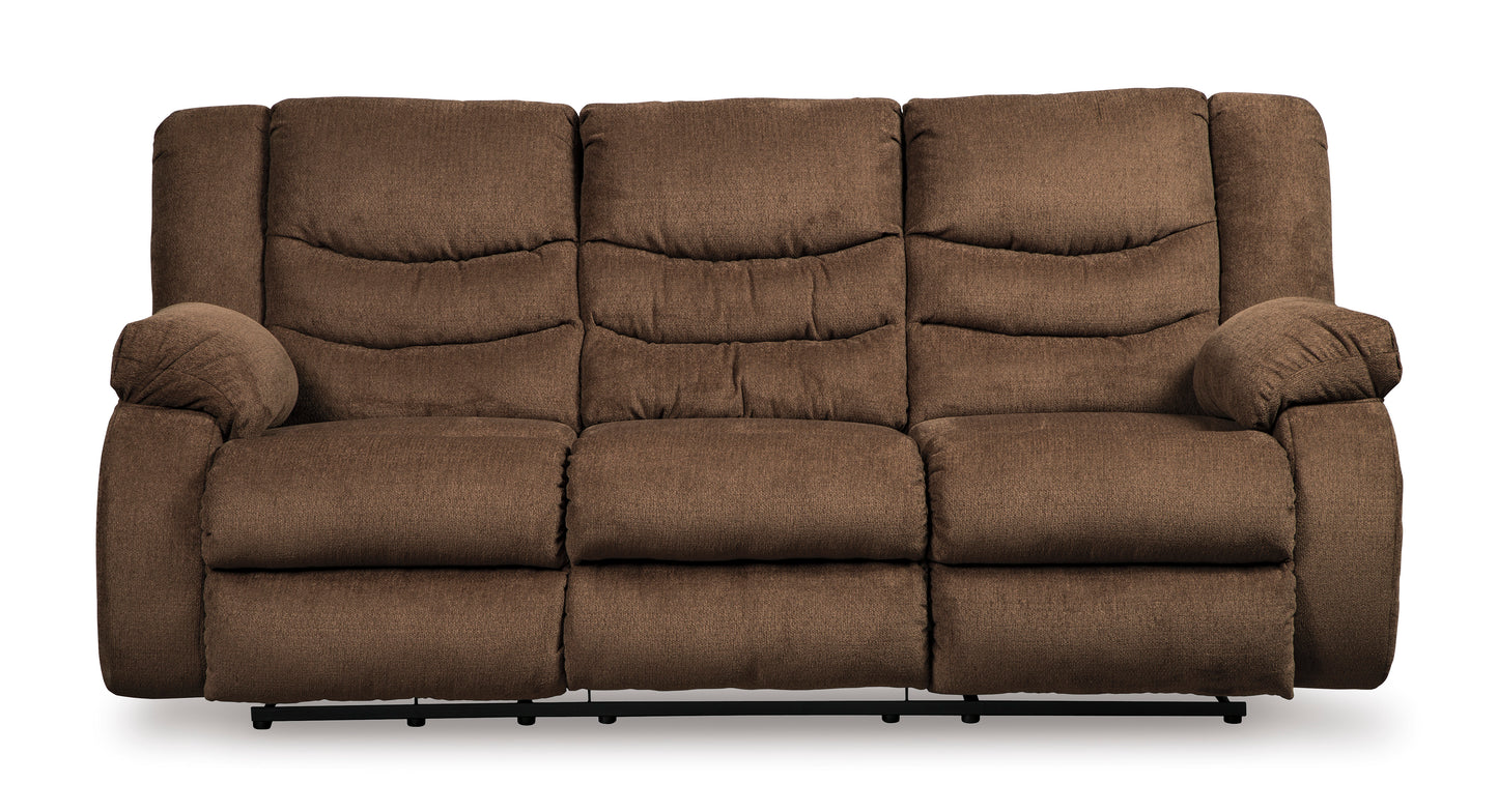 Tulen Reclining Sofa-- Chocolate Color