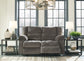 Tulen Reclining Loveseat- Dark Gray Color