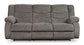 Tulen Reclining Sofa- Dark Gray Color