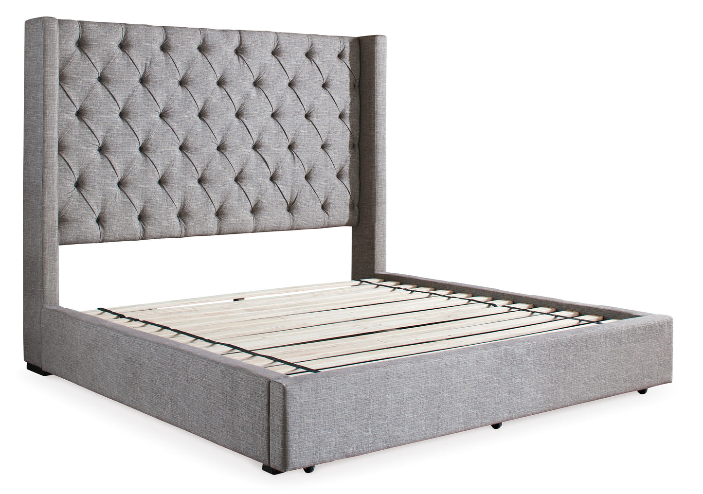 Sorinella King Upholstered Bed with 1 Large Storage Drawer