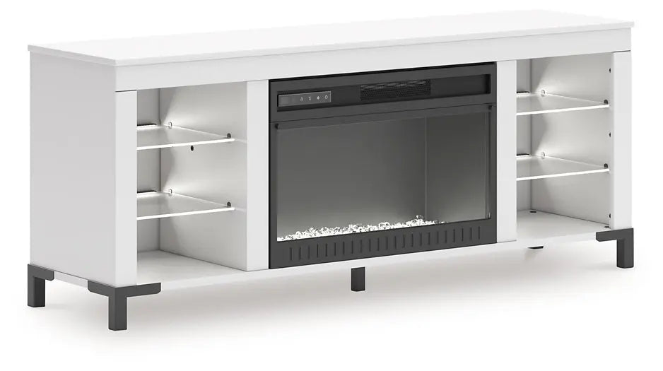 Brollevi TV Stand with Fireplace Premier Furniture & Mattress