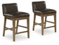 Cabalynn Upholstered Barstool (2/CN) Premier Furniture & Mattress