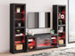 Cayberry 3-Piece Entertainment Center with Electric Fireplace Premier Furniture & Mattress