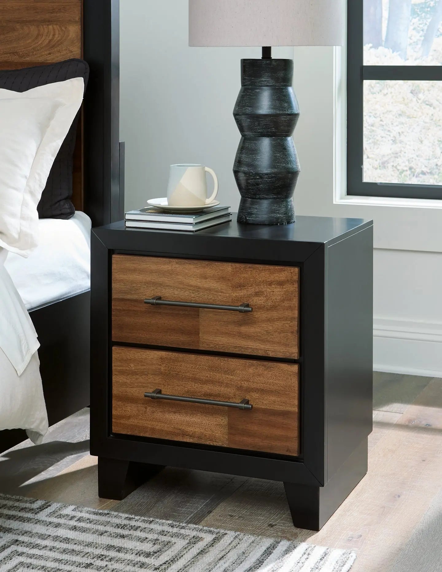 Kraeburn Two Drawer Night Stand Premier Furniture & Mattress