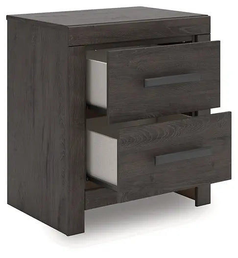 Prendonea Two Drawer Night Stand Premier Furniture & Mattress
