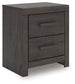 Prendonea Two Drawer Night Stand Premier Furniture & Mattress