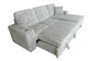 2Pc Arzelia_MediaSleeper_PullOut Sectional with RAF Chaise_LightGrey