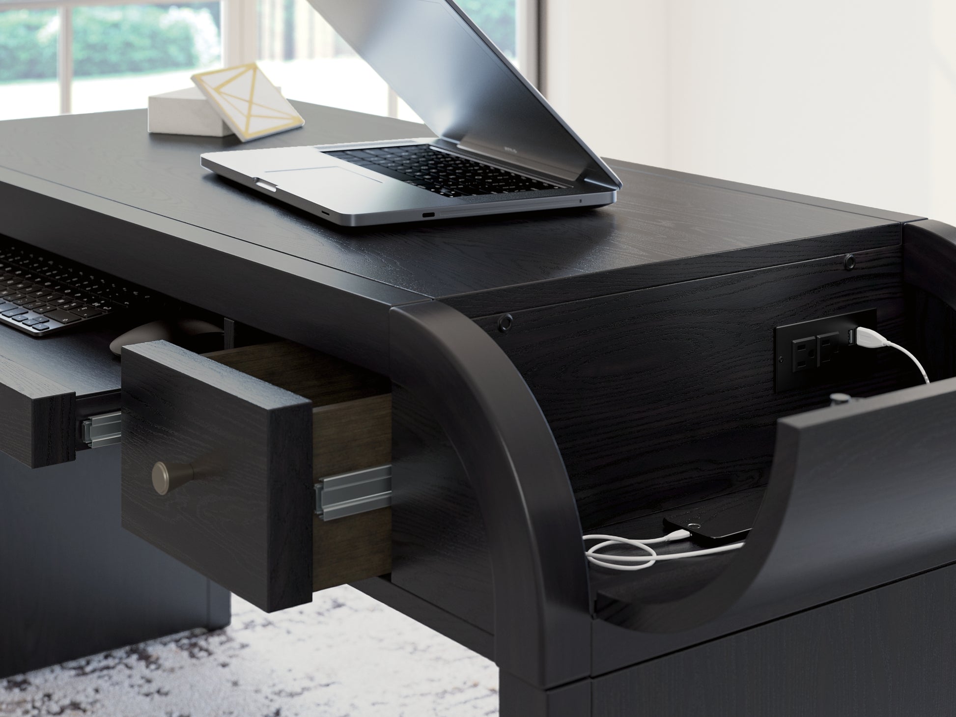 Rowanbeck Home Office Desk Premier Furniture & Mattress