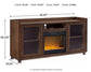 Starmore 70" TV Stand with Electric Fireplace Premier Furniture & Mattress