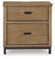 Tomtyn Two Drawer Night Stand Premier Furniture & Mattress