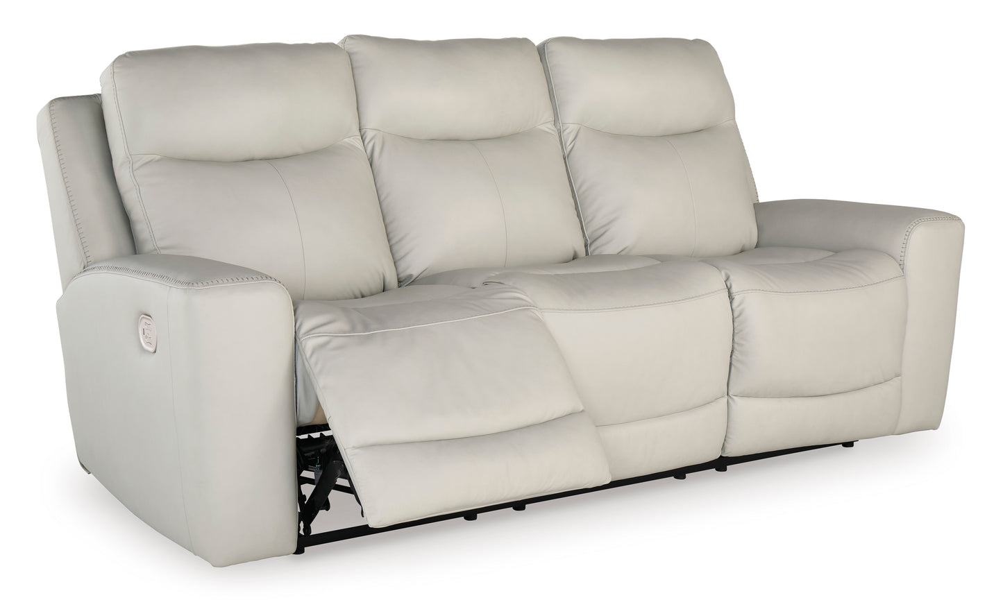 Mindanao PWR REC Sofa with ADJ Headrest-- Coconut Color