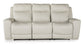 Mindanao PWR REC Sofa with ADJ Headrest-- Coconut Color