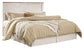 Willowton / Panel Headboard With Mirrored Dresser Premier Furniture & Mattress