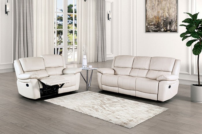 Glarus Leather Rec. sofa and Rec. love seat ( 2 pc set )