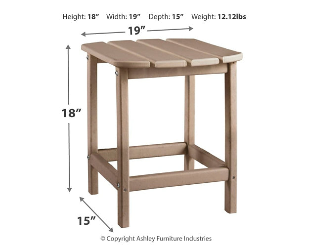 Sundown Treasure Rectangular End Table