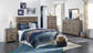 Zelen / Panel Headboard With Mirrored Dresser, Chest And Nightstand